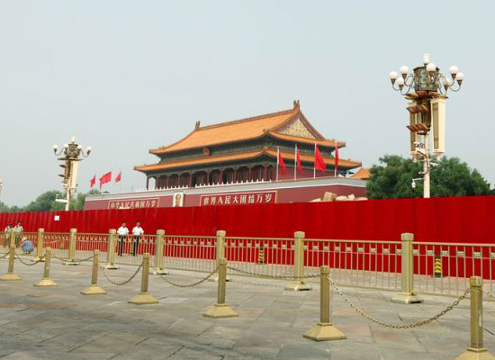 轻金属专用漆天安门案例